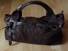 Pat Calvin Damen Tasche mit Henkel  Braun Top