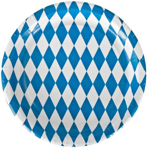 Oktoberfest deko pappteller - pappteller, 10