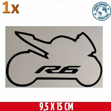 Yamaha R6 Silhouette Aufkleber Sticker Motorrad Motorsport - Autocollat Decal