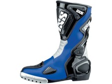 iXS Motorradstiefel Victory | Blau-Schwarz | Racing Stiefel aus Rindsleder