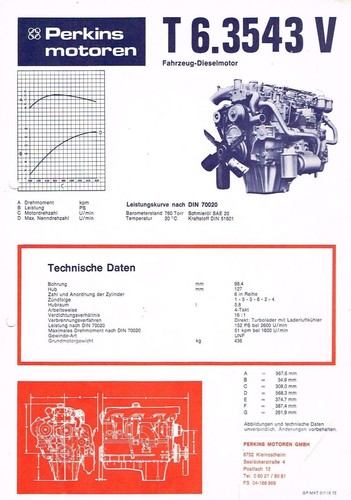 Perkinsmotoren fahrzeug - perkinsmotoren, fahrzeug-