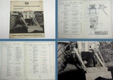 Schlang & Reichart DW300 Dreipunkt Seilwinde Ersatzteil-Preisliste 1974