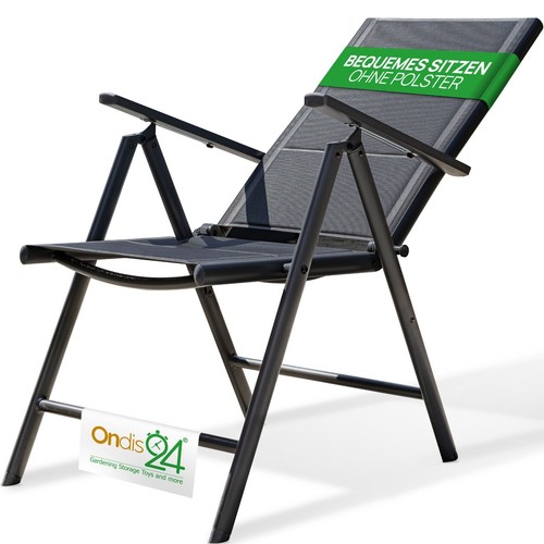Klappsessel gartensessel alu - klappsessel,