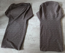 Stuhlhusse - braun  / schwarz gemustert - 2 Stück - Home Edition