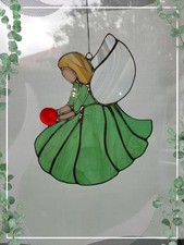 Tiffany Glaskunst, Engel, Schutzengel, Fensterbild, Suncatcher