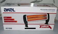 AKEL YAKUT Tisch Quarz Heizer Elektro Halogen Heizung 1500W Heiz Strahler BLK