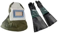 Sandstrahlmaske Strahlhelm Schutzmaske Sandstrahlhandschuhe Sandstrahl Helm