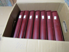 DDR LINDNER T-SYSTEM VORDRUCK Slg. in 7 ALBEN MIT SCHUBER