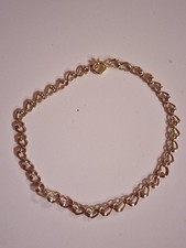 GOLD 585 14 KARAT ARMBAND 19 CM LANG 0.4 CM BREIT 2,5gramm MASSIV GOLD  14 Karat