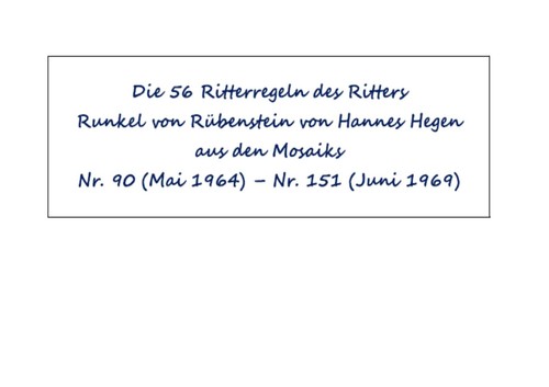 Mosaik digedags ritter - digedags,,