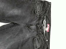 H & M SQIN Jeans Herren Gr 29 schwarz stone washed