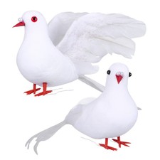  2 Pcs Vogel Künstlich Deko