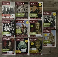 Zeitschrift 11x DAMALS  1-3 und 5-12 /2016