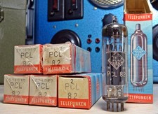 Konvolut 6x Röhre Telefunken