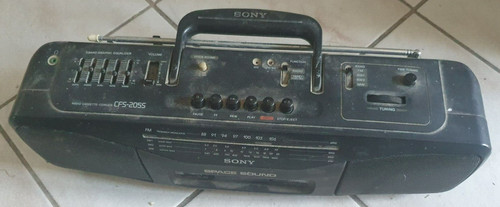 Radio von sony cfs 205s - radio, cfs-205s