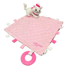 Disney Baby Aristocats Marie Schmusetuch Schnuffeltuch Rassel Beißring 40cm Rosa