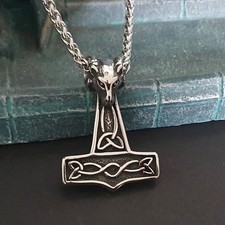 Thors hammer anhänger kette - thors,