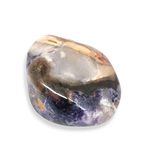 Fluorit opal trommelstein - fluorit-opal,
