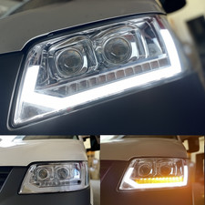 VOLL-LED Scheinwerfer chrom