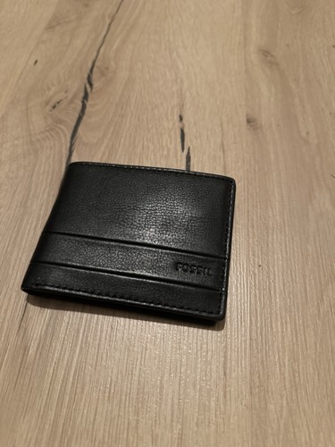 Leder geldbeutel schwarz - leder,