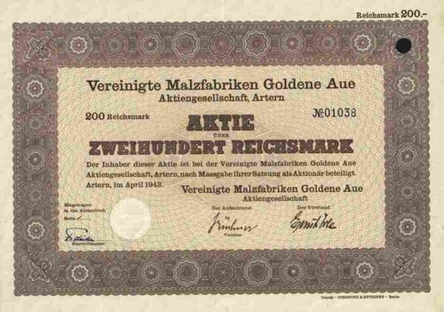 Vereinigte malzfabriken - vereinigte,