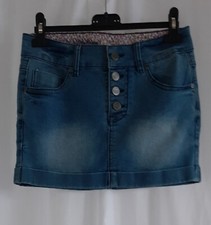 Damen Mini Jeans Rock Gr. XS Blau – Madonna