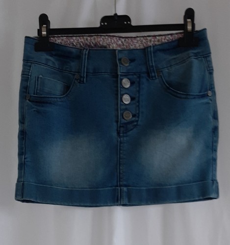 Damen mini jeans rock xs - jeans, gr.