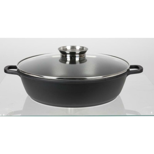 Aluguss servierpfanne schwarz - servierpfanne,