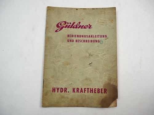 Güldner hydraulischer - güldner,
