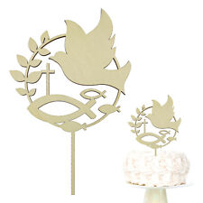 Konfirmation Torten Topper Echtholz Kuchen Aufsatz als Deko für Kommunion Taufe