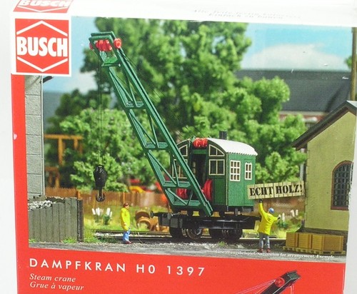 Dampfkran bausatz busch - h0,