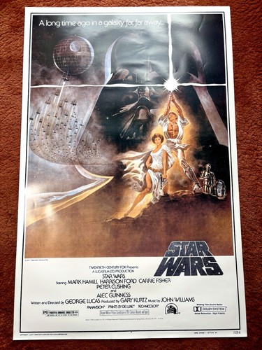 Star wars filmplakat - star,