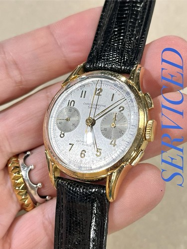 Serviced chronograph suisse - serviced,
