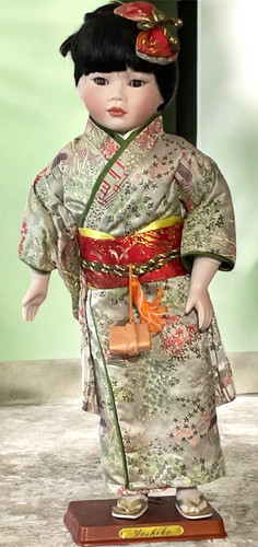 Alberon porzellan geisha puppe - porzellan,