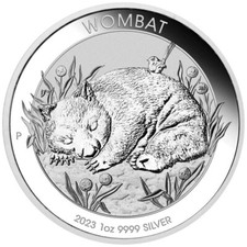 1 UNZE 999 SILBER - WOMBAT /