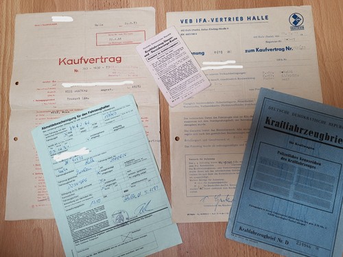 Kfz brief kraftfahrzeugbrief - kfz,