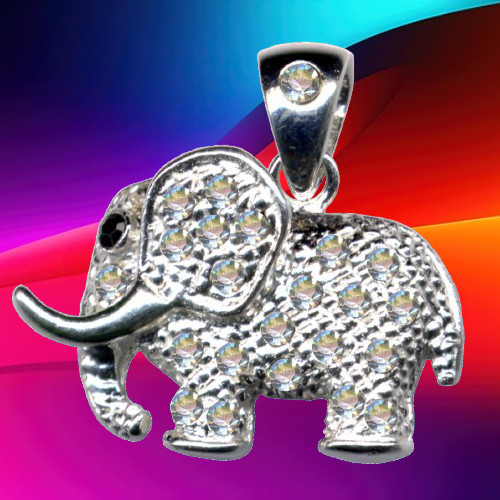 Elefant anhänger i echt - i,