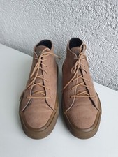 SUPERGA Vera Pelle Wildleder Stiefeletten Schnürschuh. Gr. 39 UK 6 Braun 