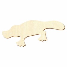 Holz Schnabeltier - Deko