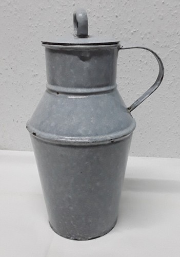 Alte antike emaille kanne - antike,