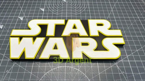 Star wars buchstabenschild - star,