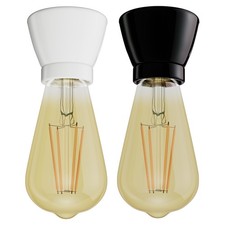 E27 Porzellan Lampen-Fassung