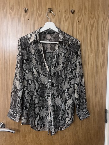 Shirt zara schlangenmuster - shirt,