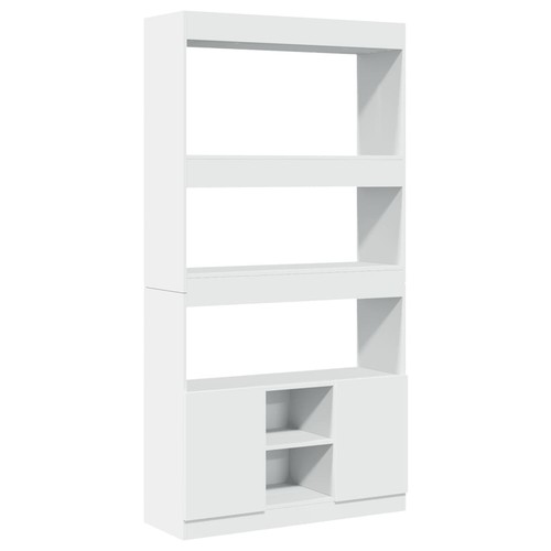 Bücherregal highboard weiß - bücherregal,