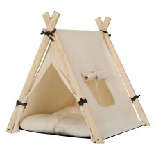 faltbar Hundezelt Katzenzelt Tipi Zelt Hundebett abnehmbar Kissen waschbar 08ws2