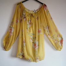 Chiffon tunika blumen - tunika,