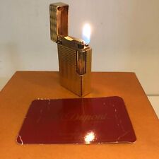 S.T. Dupont FEUERZEUG  Lighter Gold Linie 1