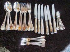 Robbe & Berking FRANZÖSISCH PERL Menübesteck für 6 Personen 30 Teile 150er TOP!!