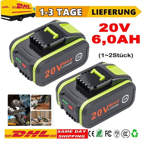 2stück 0ah akku für - akku, worx