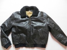 Levi's Lederjacke Leder Flieger Jacke Gr. L, Daunen Weste ! Fell Kragen ! KULT !